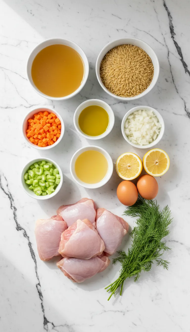 MAGIC GREEK LEMON CHICKEN SOUP 2 Greek Lemon Chicken Soup Ingredients