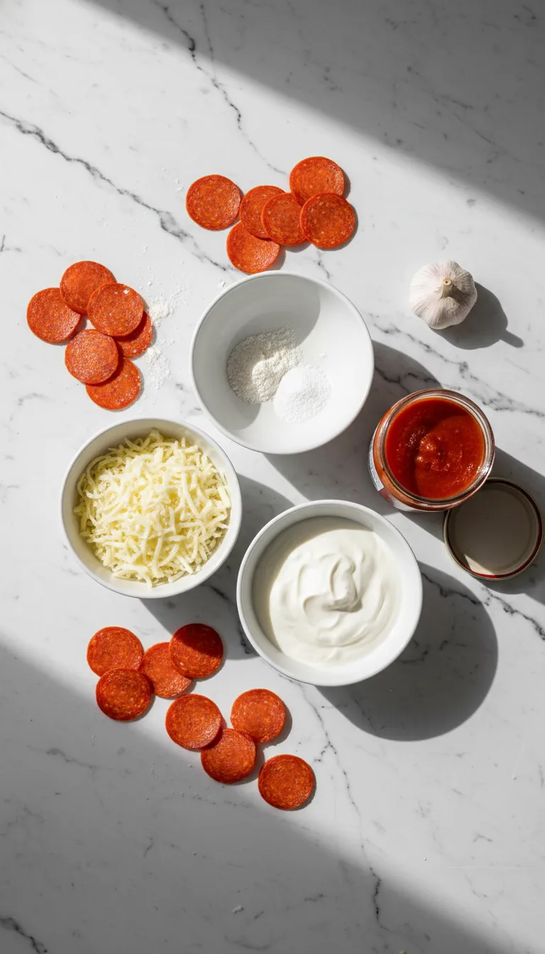 High Protein Pepperoni Pizza Rolls Ingredients