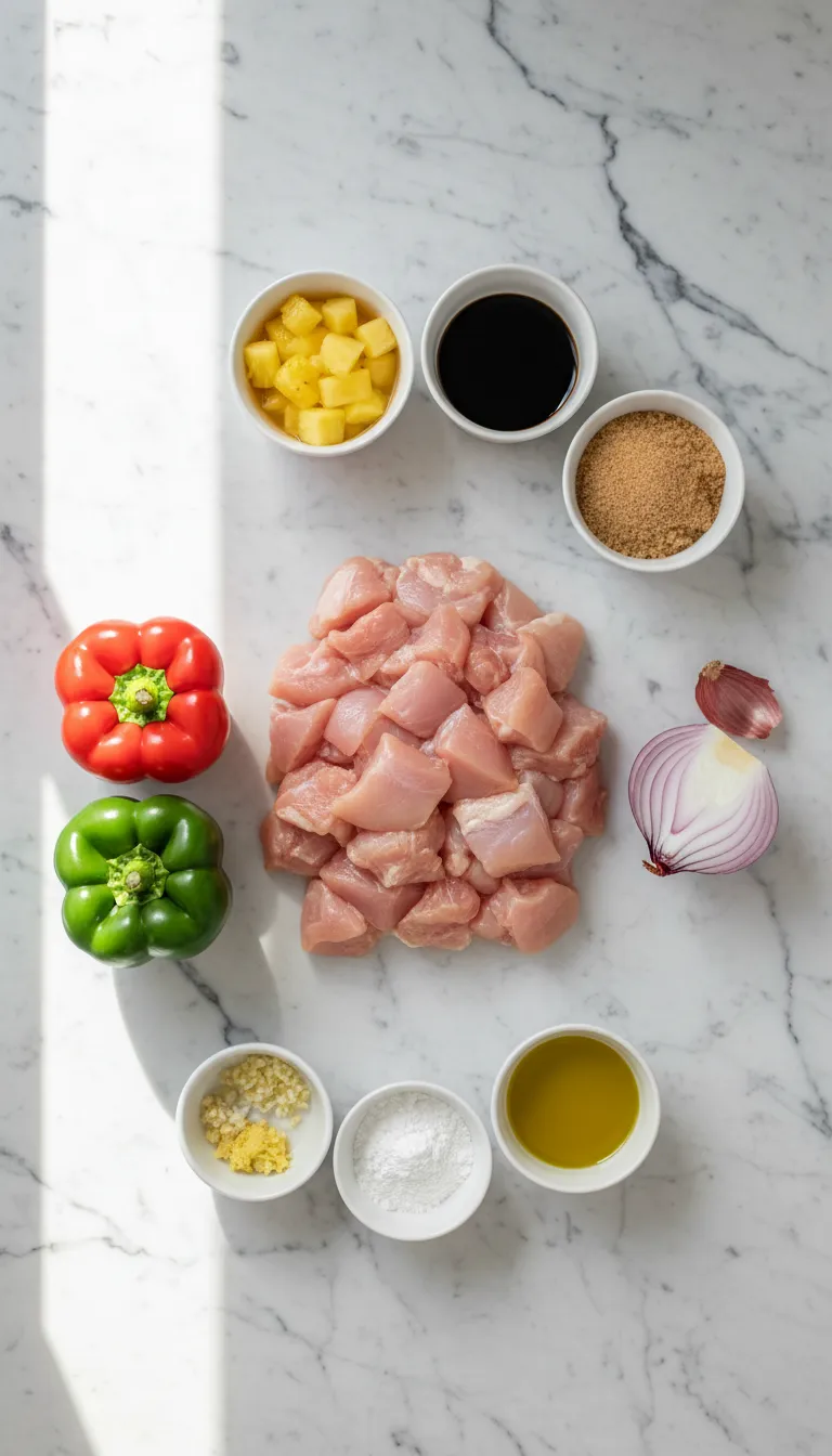 SIZZLING PINEAPPLE CHICKEN FOIL PACKETS 2 Pineapple Chicken Foil Packets Ingredients