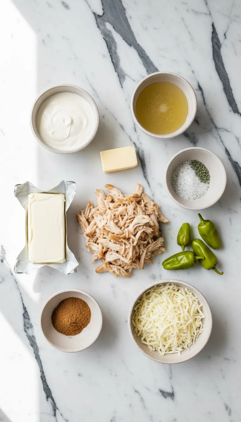 TANGY AND CREAMY KETO MISSISSIPPI CHICKEN CASSEROLE 2 Keto Mississippi Chicken Casserole Ingredients