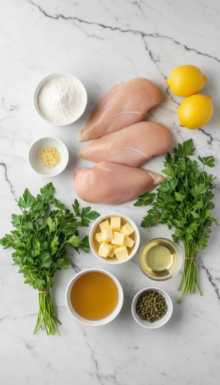 THE CHICKEN PICCATA RECIPE EVERYONE LOVES 2 Chicken Piccata Ingredients