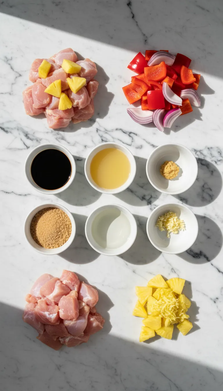 YOUR FAVORITE GRILLED PINEAPPLE CHICKEN SKEWERS 2 Grilled Pineapple Chicken Skewers Ingredients