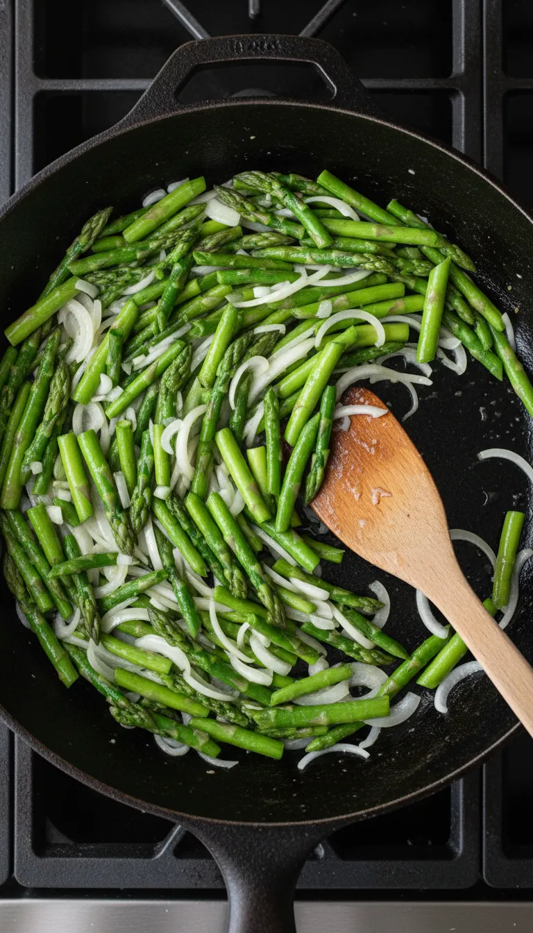 EFFORTLESS ASPARAGUS AND GOAT CHEESE FRITTATA 3 How to Make Asparagus and Goat Cheese Frittata