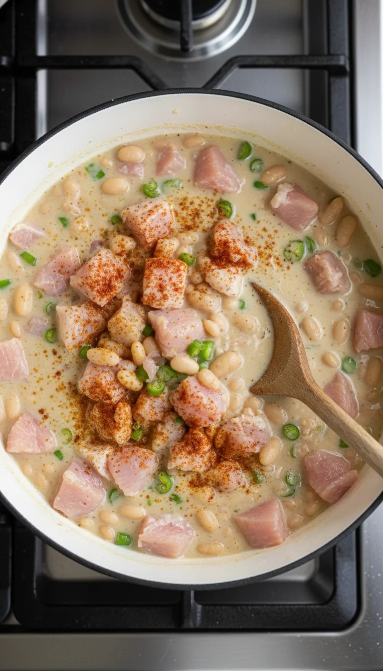 FOOLPROOF CROCKPOT WHITE CHICKEN CHILI WITH CREAM CHEESE 3 How to Make Crockpot White Chicken Chili with Cream Cheese