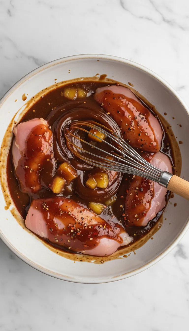 INSANELY GOOD BAKED PINEAPPLE BBQ CHICKEN BREASTS 3 How to Make Baked Pineapple BBQ Chicken Breasts