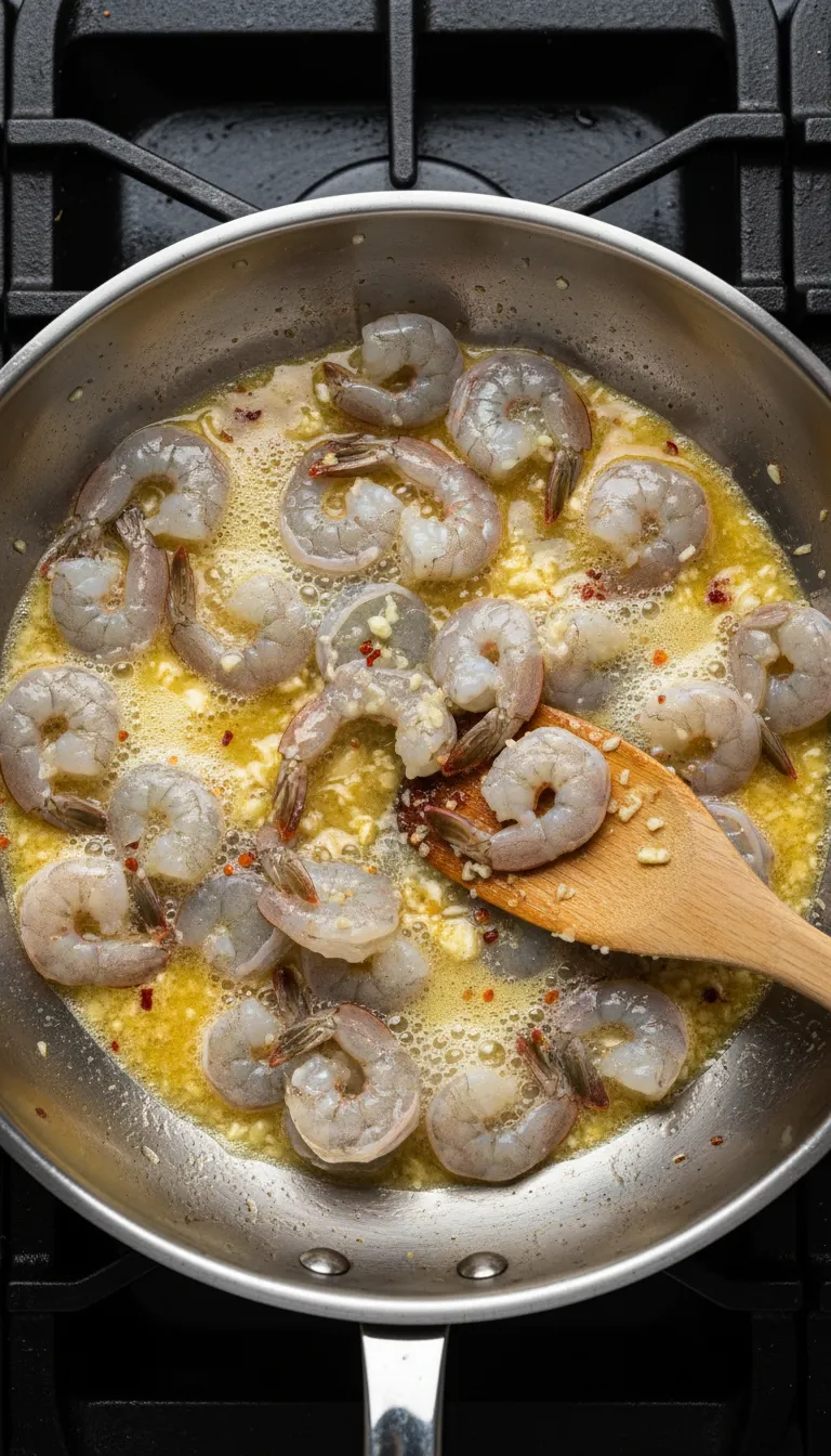 LUSCIOUS GARLIC BUTTER SHRIMP WITH RICE 3 How to Make Garlic Butter Shrimp with Rice