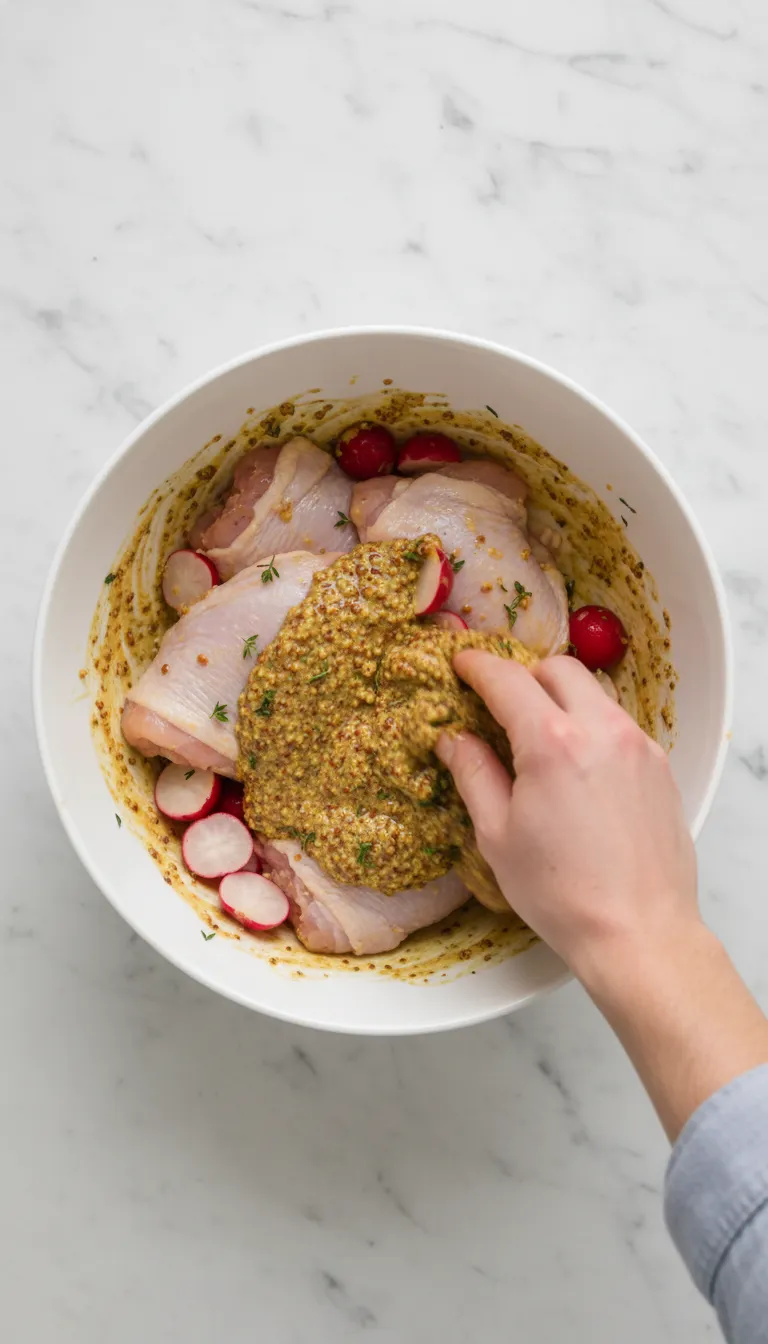 NEXT LEVEL ROASTED RADISH AND CHICKEN THIGHS 3 How to Make Roasted Radish and Chicken Thighs