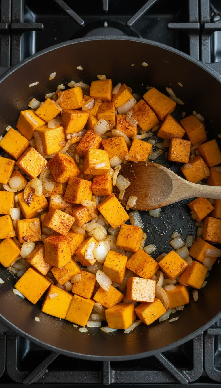SUNSET SPICY BUTTERNUT SQUASH SWEET POTATO SOUP 3 How to Make Spicy Butternut Squash Sweet Potato Soup