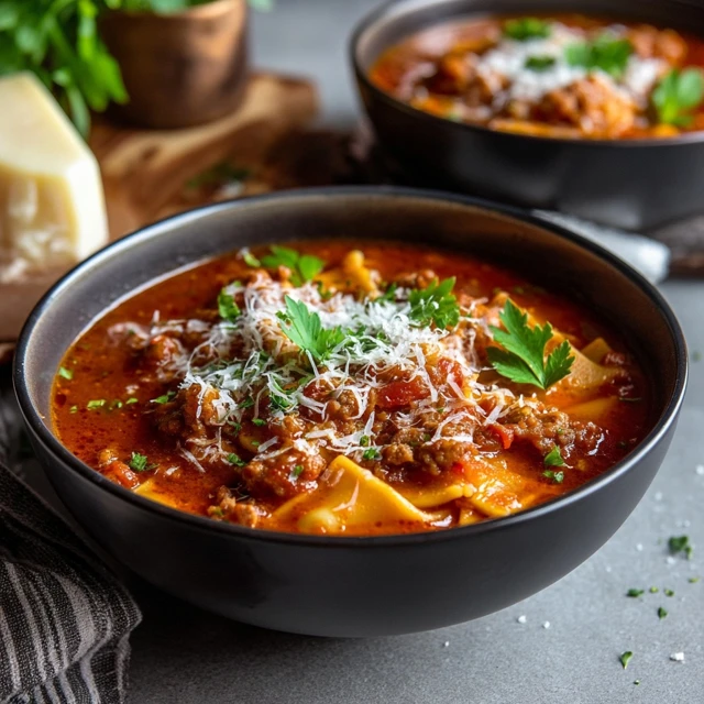 GAME CHANGING ONE-POT LASAGNA SOUP