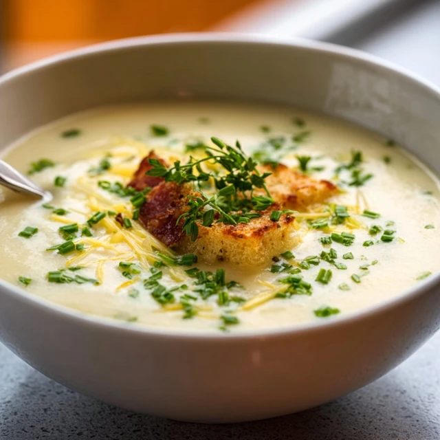 INSTANT POT POTATO LEEK SOUP BLISS