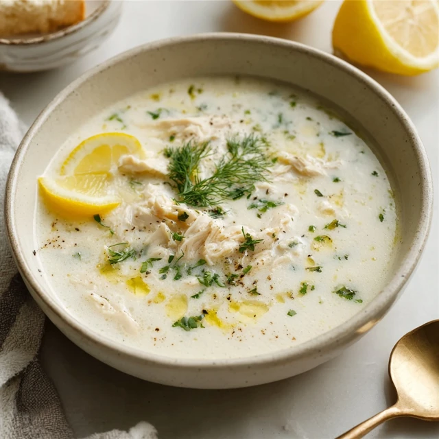 MAGIC GREEK LEMON CHICKEN SOUP