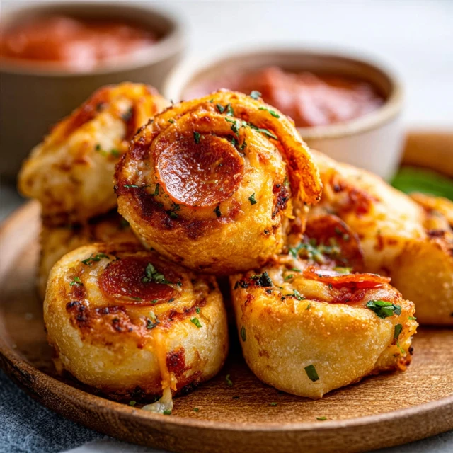 PEPPERONI PIZZA ROLLS A PROTEIN POWERHOUSE