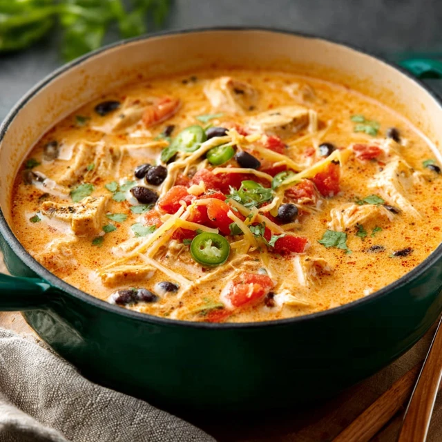 THE DREAMIEST CREAMY CHICKEN ENCHILADA SOUP
