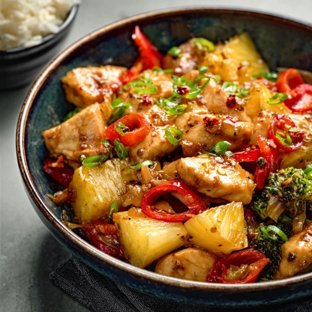 YOUR NEW FAVORITE PINEAPPLE CHICKEN STIR-FRY