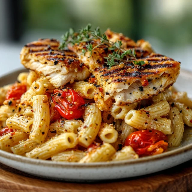 Honey Pepper Chicken Panini Pasta Recipe