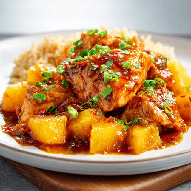 ALOHA SLOW COOKER HAWAIIAN PINEAPPLE CHICKEN 4 Slow Cooker Hawaiian Pineapple Chicken Recipe