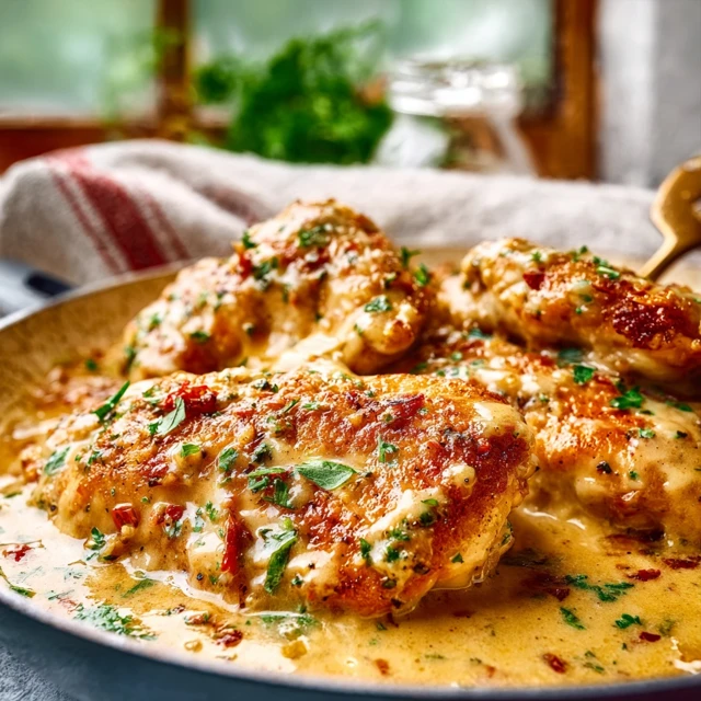 Cheesy Smothered Chicken Recipe