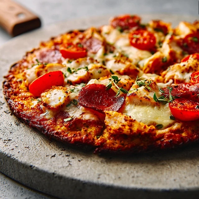 CHICKEN CRUST KETO PIZZA GAME CHANGER 4 Chicken Crust Keto Pizza Recipe