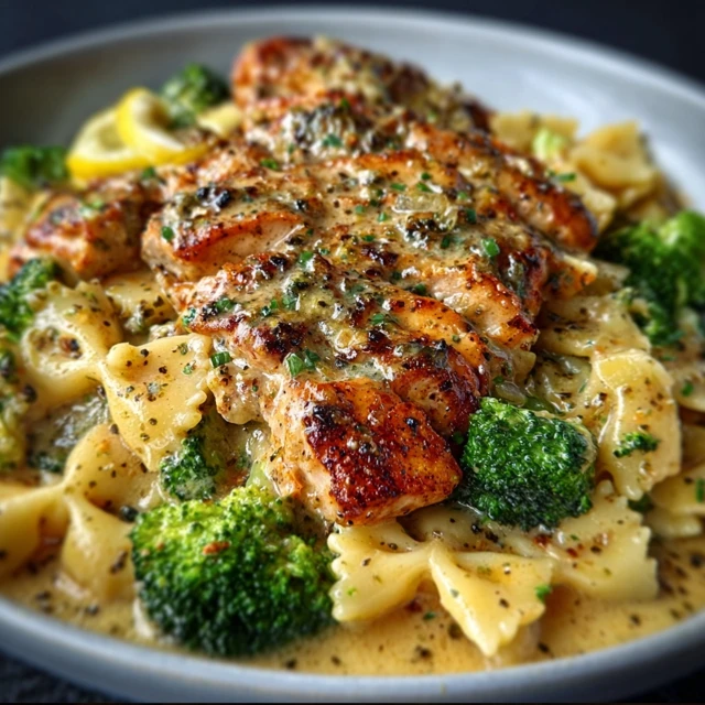 COWBOY BUTTER LEMON BOWTIE CHICKEN WITH BROCCOLI 4 Cowboy Butter Lemon Bowtie Chicken with Broccoli Recipe