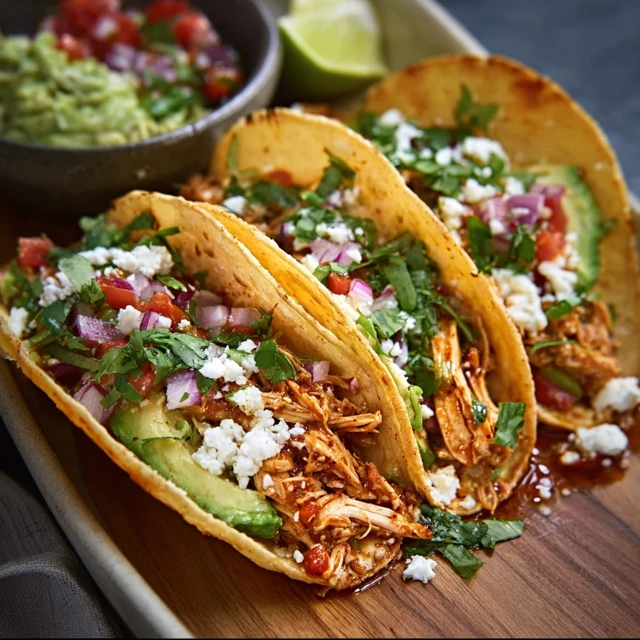 FOOLPROOF SLOW COOKER SALSA CHICKEN TACOS 4 Slow Cooker Salsa Chicken Tacos Recipe