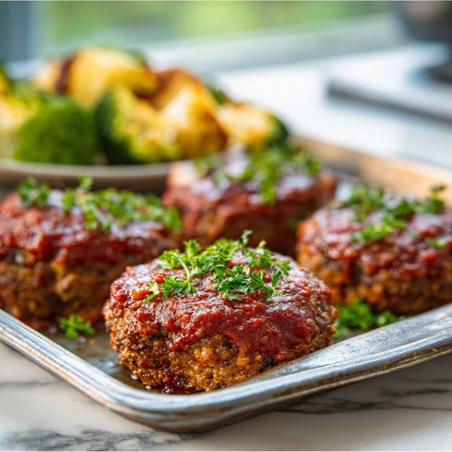 GAME CHANGING SHEET PAN MINI MEATLOAVES 4 Sheet Pan Mini Meatloaves Recipe