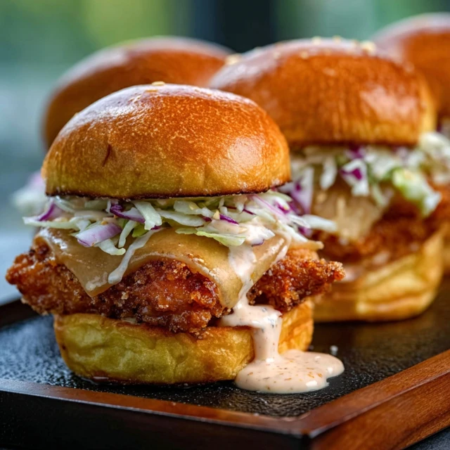 INSANELY GOOD BANG BANG CHICKEN SLIDERS 4 Bang Bang Chicken Sliders Recipe