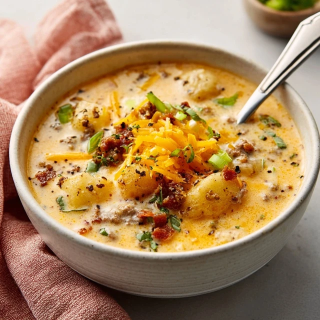 Cheeseburger Soup Recipe