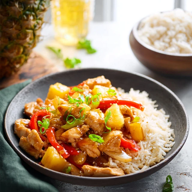 IRRESISTIBLE GINGER SOY PINEAPPLE CHICKEN STIR-FRY 4 Ginger Soy Pineapple Chicken Stir-Fry Recipe