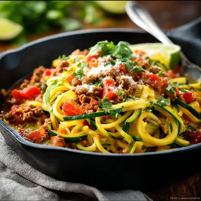 Keto Taco Pasta Salad Recipe