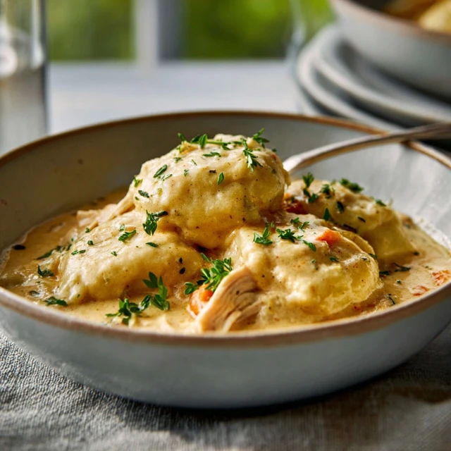 Slow Cooker Chicken and Dumplings Recipe