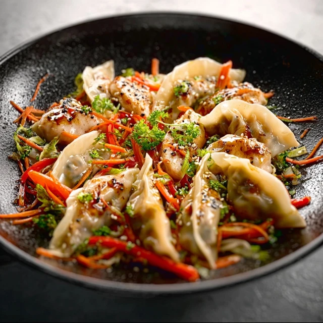 POTSTICKER STIR FRY THE ULTIMATE HACK 4 Potsticker Stir Fry Recipe