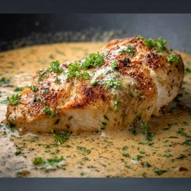 SAUCY CREAMY GARLIC PARMESAN CHICKEN BREAST 4 Creamy Garlic Parmesan Chicken Breast Recipe