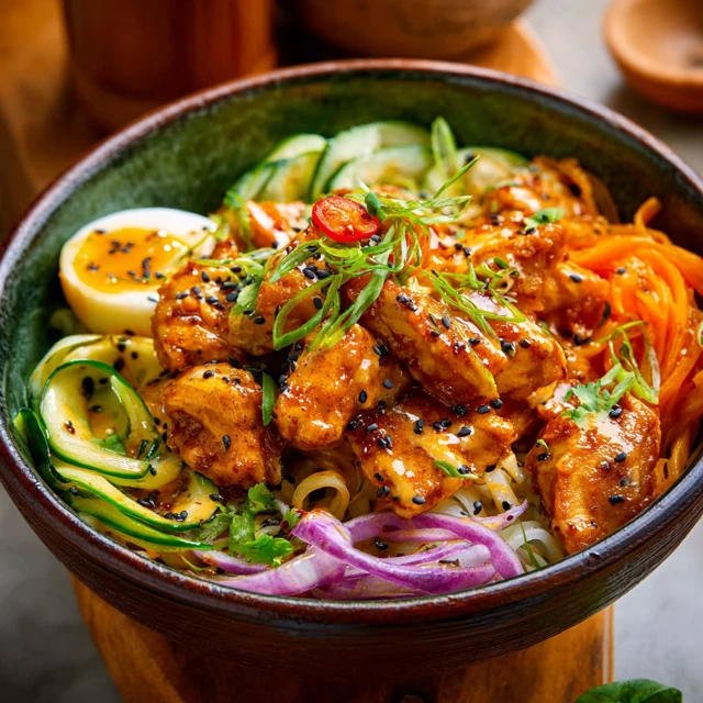 SERIOUSLY GOOD BANG BANG CHICKEN BOWL 4 Bang Bang Chicken Bowl Recipe
