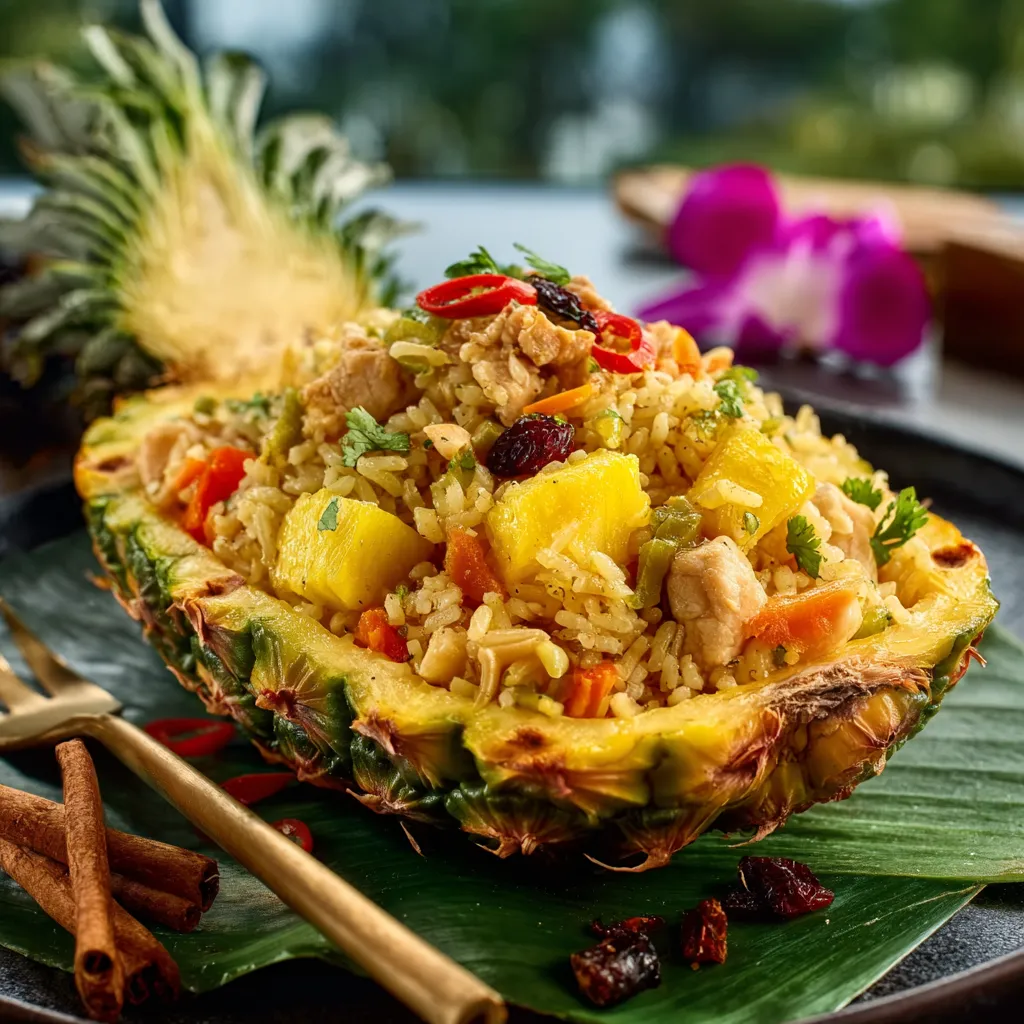 SHOWSTOPPER PINEAPPLE CHICKEN FRIED RICE 4 Pineapple Chicken Fried Rice Recipe