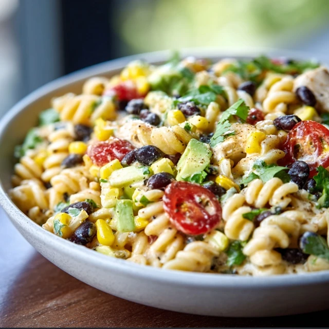 Southwest Street Corn Pasta Salad Recipe