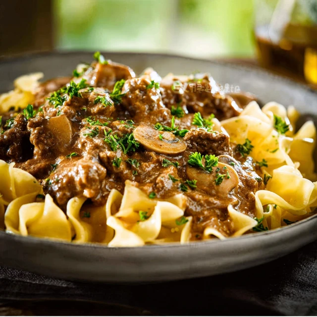 WEEKNIGHT GROUND BEEF STROGANOFF WINNER 4 Ground Beef Stroganoff Recipe