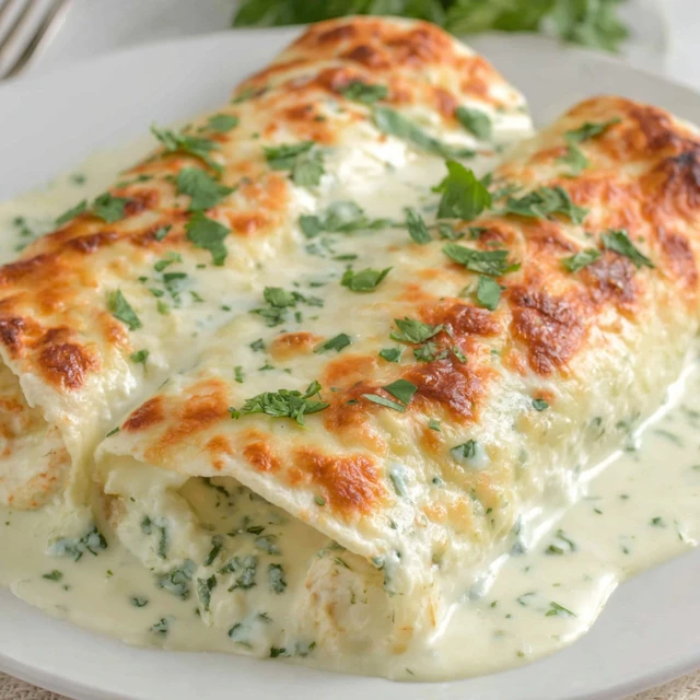 White Chicken Enchiladas Recipe