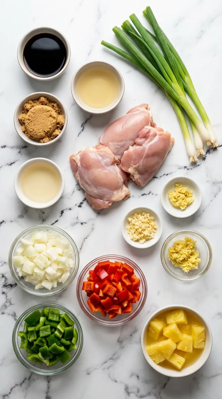 ALOHA SLOW COOKER HAWAIIAN PINEAPPLE CHICKEN 2 Slow Cooker Hawaiian Pineapple Chicken Ingredients