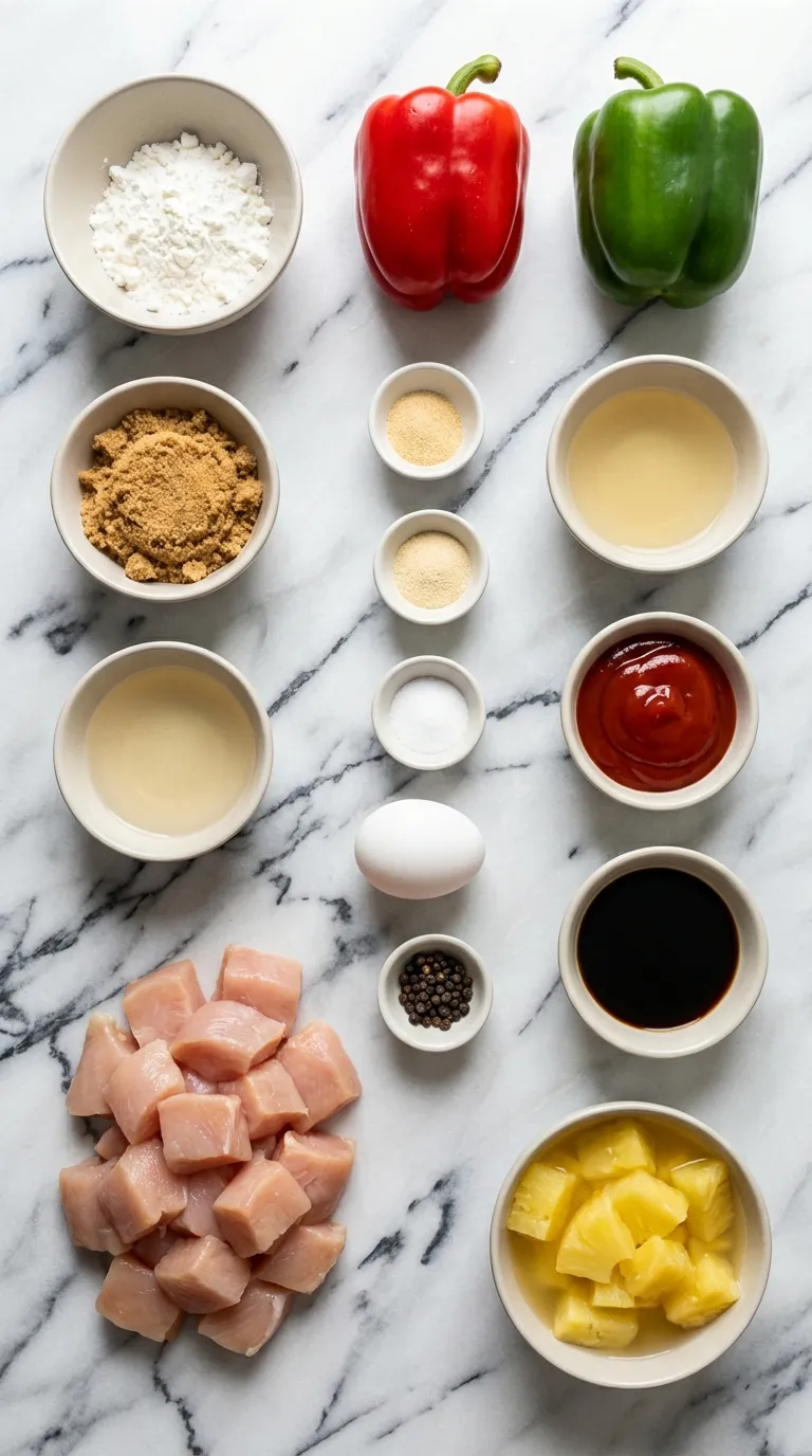 BETTER THAN TAKEOUT SWEET AND SOUR PINEAPPLE CHICKEN 2 Sweet and Sour Pineapple Chicken Ingredients