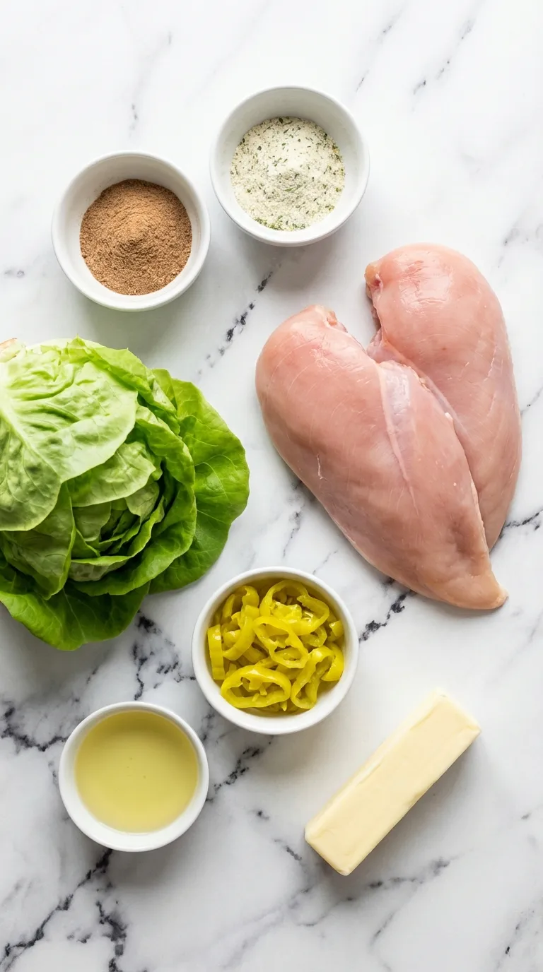 CRAVE WORTHY MISSISSIPPI CHICKEN LETTUCE WRAPS 2 Mississippi Chicken Lettuce Wraps Ingredients