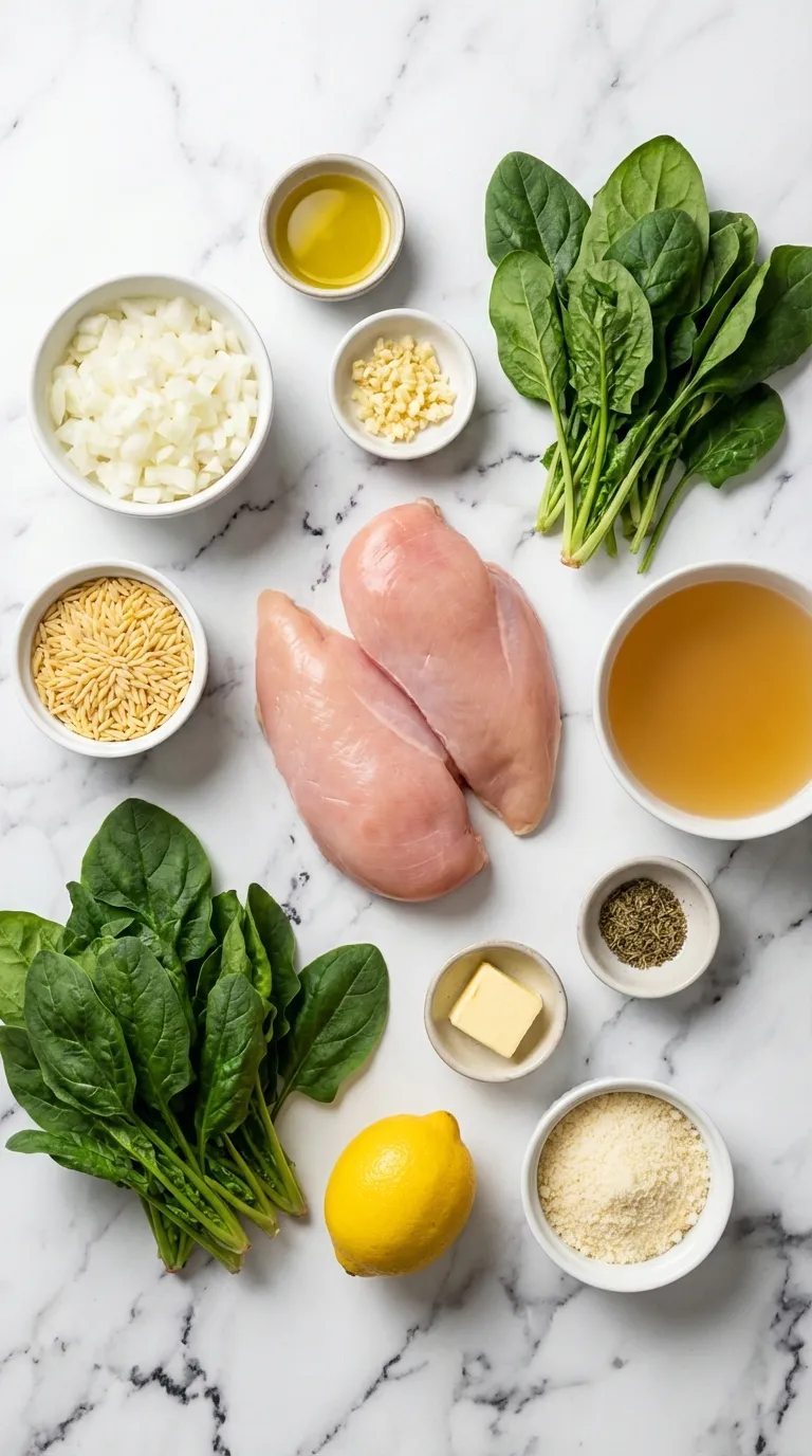 Chicken Orzo Ingredients