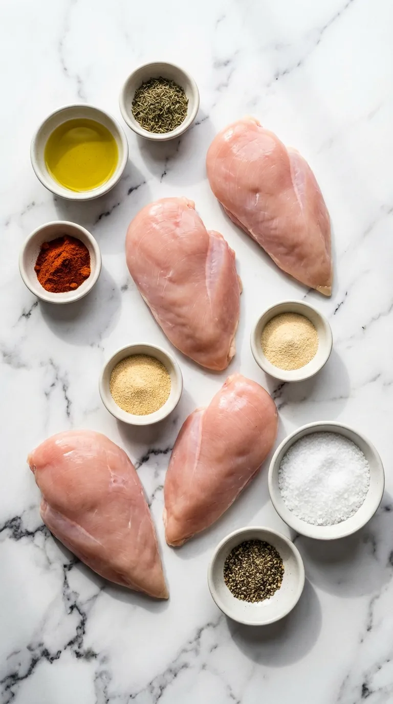 Oven Baked Chicken Breast Ingredients