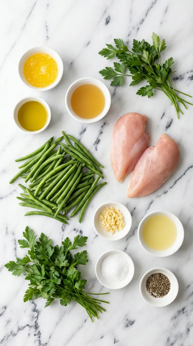 Chicken Breast and Green Beans Ingredients