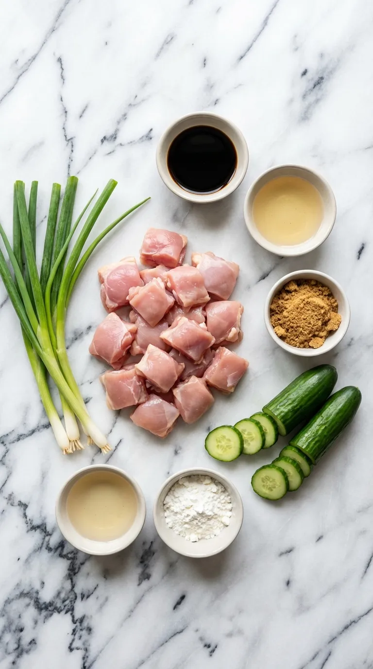 Garlic Soy Chicken Bowl Ingredients