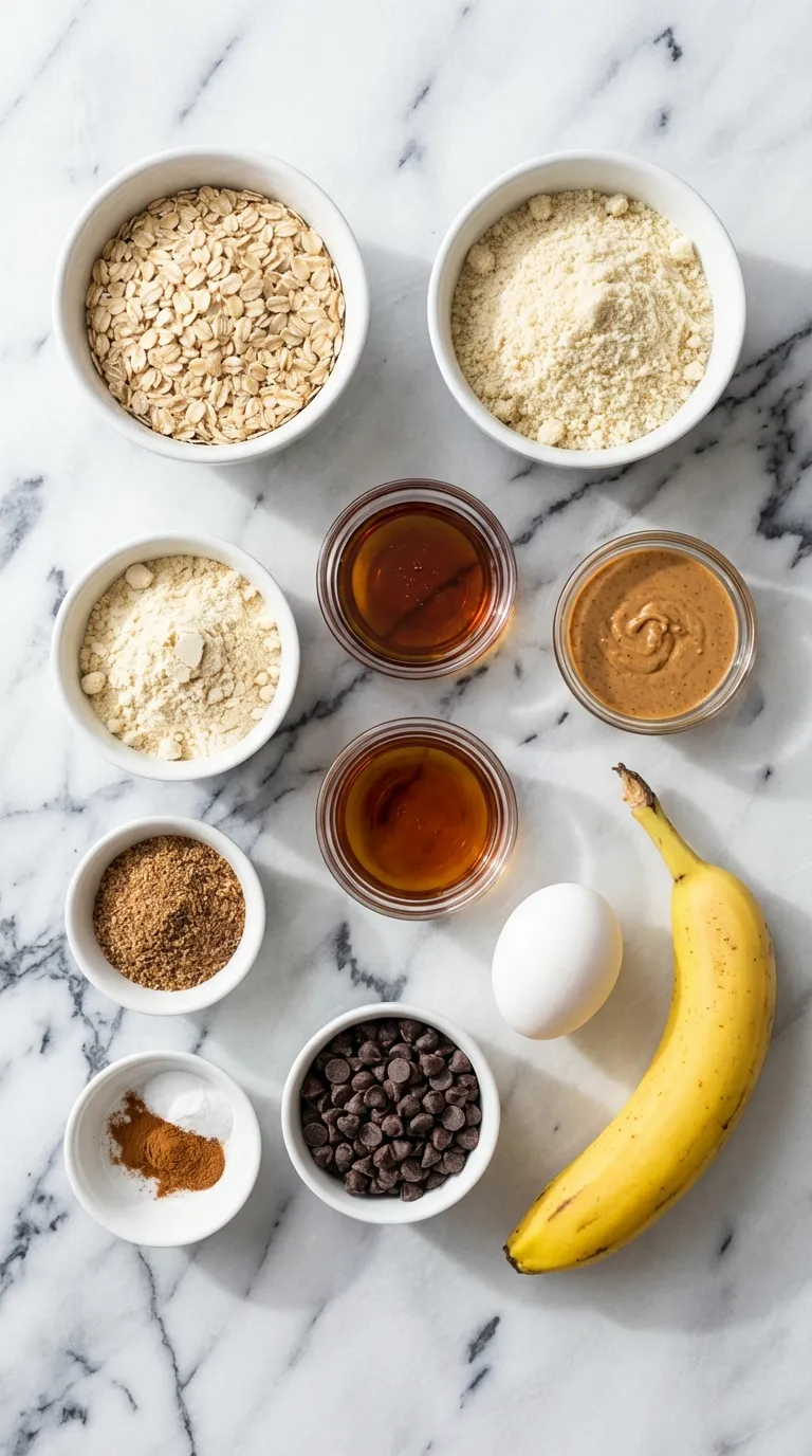 Oatmeal Protein Cookies Ingredients
