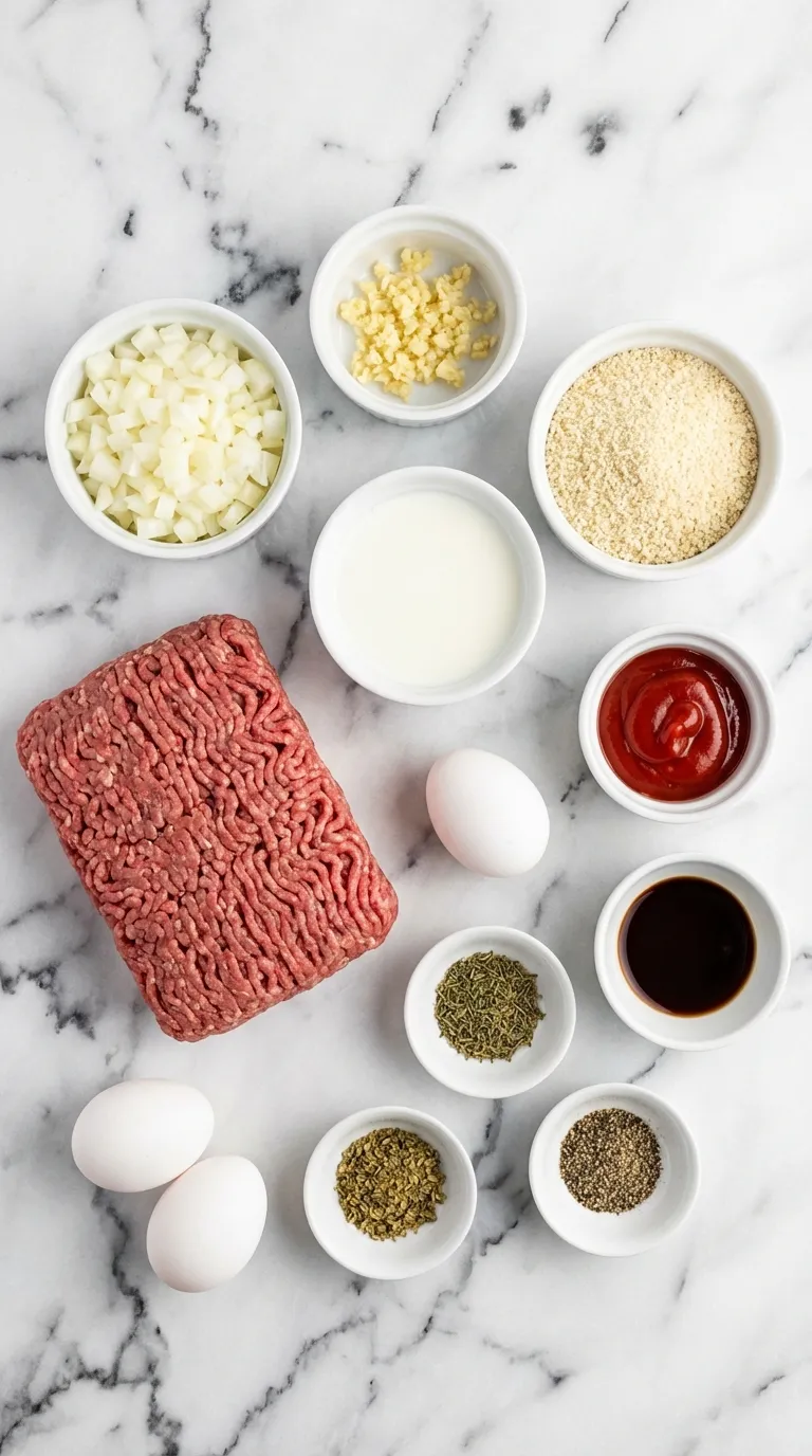 GAME CHANGING SHEET PAN MINI MEATLOAVES 2 Sheet Pan Mini Meatloaves Ingredients