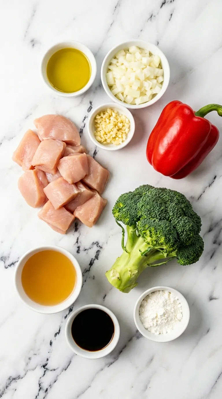 Chicken and Vegetables Skillet Ingredients