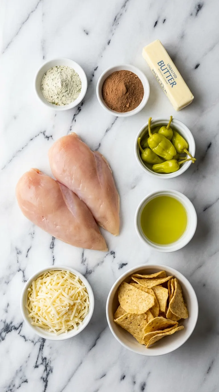 INSANELY GOOD MISSISSIPPI CHICKEN NACHOS 2 Mississippi Chicken Nachos Ingredients