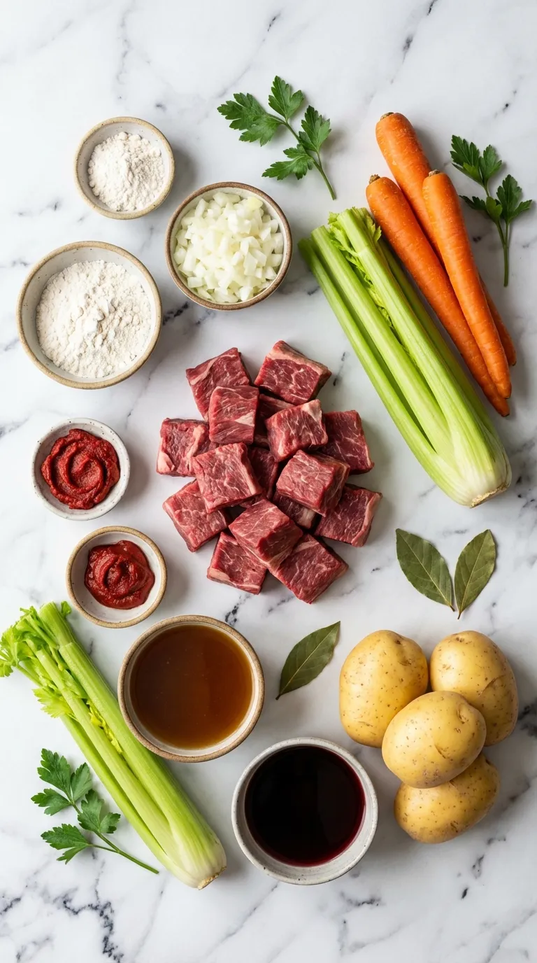MELT IN YOUR MOUTH CLASSIC BEEF STEW 2 Classic Beef Stew Ingredients