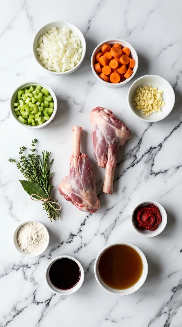 Lamb Shank Ingredients